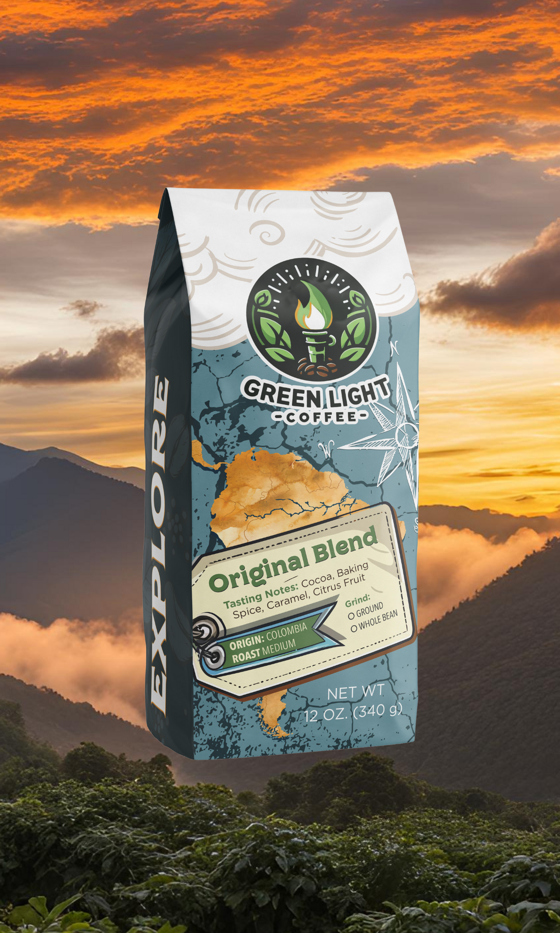 Colombian Castillo Coffee Green Light Coffee Original Blend Specialty Coffee